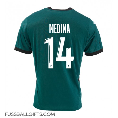RC Lens Facundo Medina #14 Fußballbekleidung Auswärtstrikot 2024-25 Kurzarm